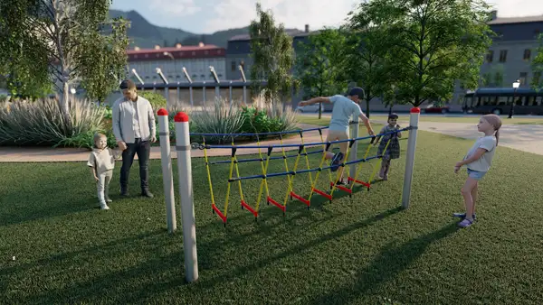 MINI PARCOURS A TRAPEZES HUCK OCCITANIA